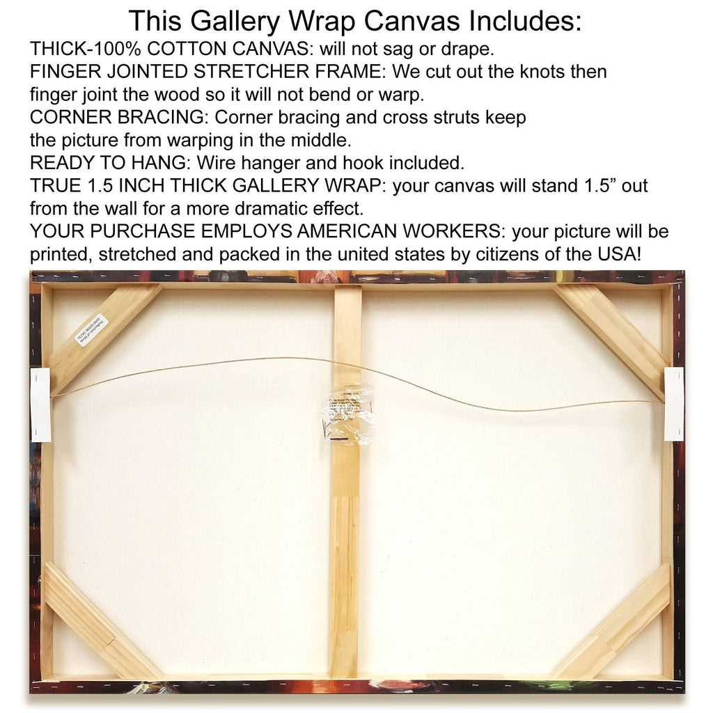 32x22 x 47x22 Giclee Print on Gallery Wrap Canvas W210