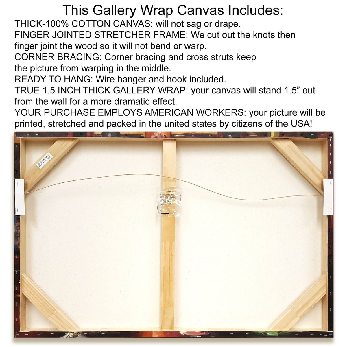 32x22 x 47x22 Giclee Print on Gallery Wrap Canvas W210
