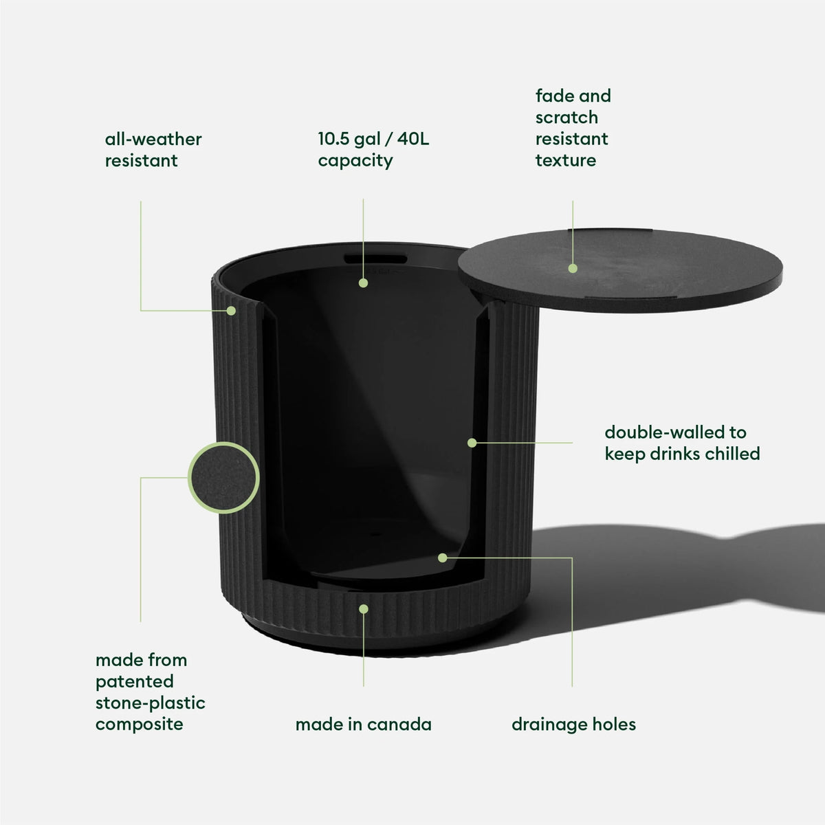 White Side Table V591