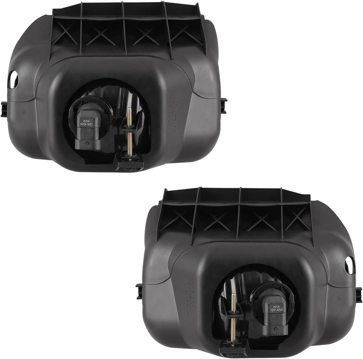 Fog Lights Pack of 2 with H10 12V42W Halogen Bulb Clear Lens P627803