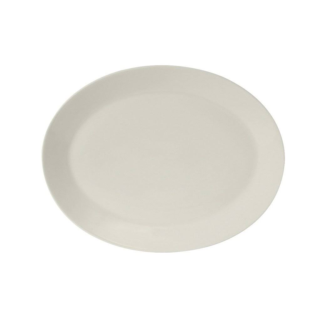Oval Platter Pearl White, Case of 12 W649