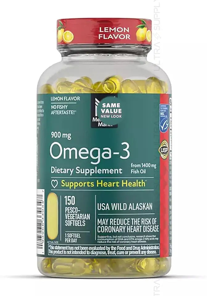Omega 3 Fish Oil 150 Count 900 mg A6241