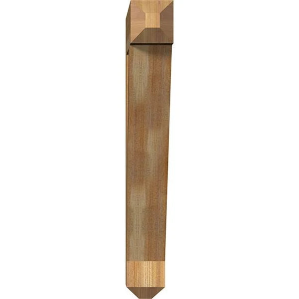 6x22W x 32x22D x 44x22H Traditional Craftsman Bracket, Western Red Cedar X93598