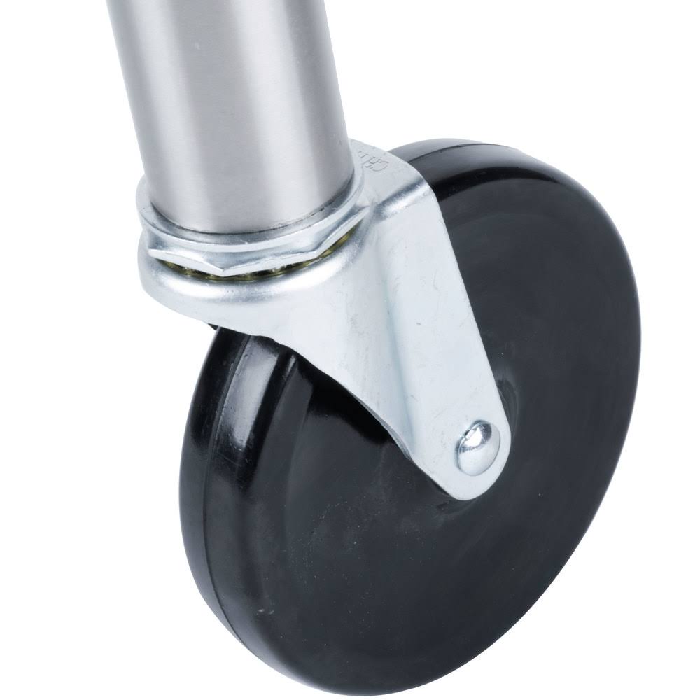 5x22 Food Table Stem Casters with Legs - 4/Set D6521