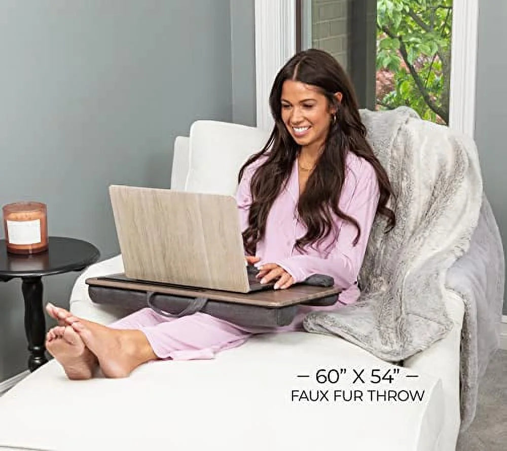 Adjustable Portable Wood Laptop Bed Tray L7454