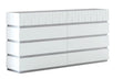 White Double Dresser Y669