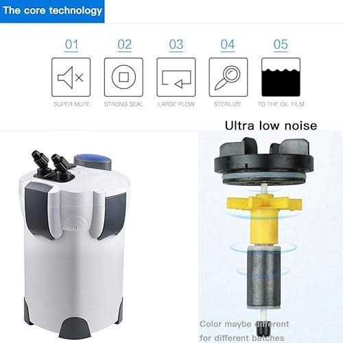 External Aquarium Filter with Builtin Pump Kit Canister H60113