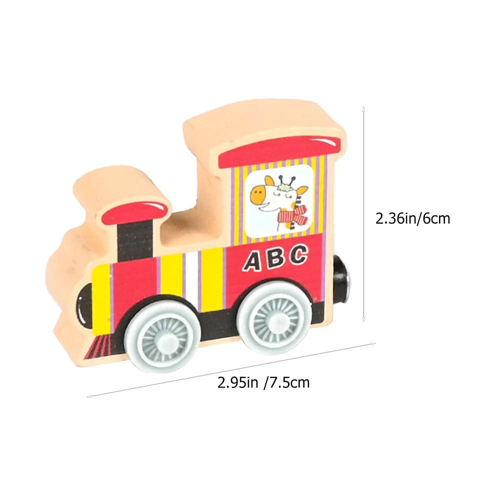 Wood Train Toy Magnetic Learning Toy S32908