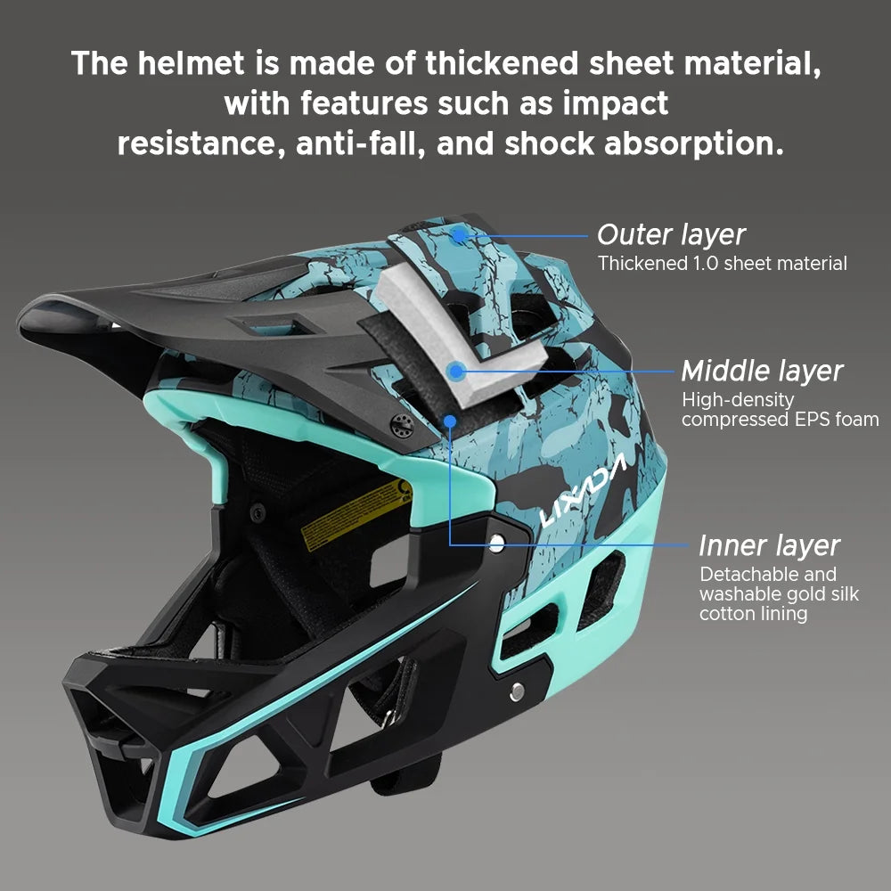 Safety Downhill Mtb Helmet S7314