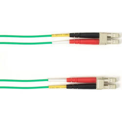 Black 15-M Multimode Fiber Optic Patch Cable, LC-LC B314