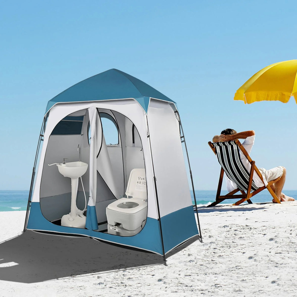 Waterproof Pop Up Camping Tent with Rainfly G22222