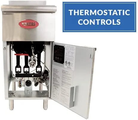 Commercial Gas Floor Fryer 40 lb. Capacity Natural Gas M496