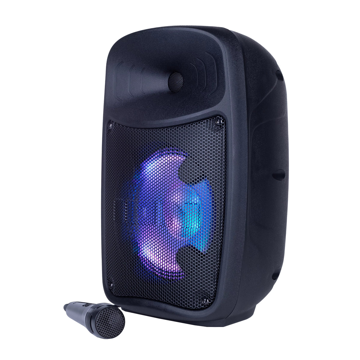 High-power Bluetooth-enabled speaker system with lights T95216