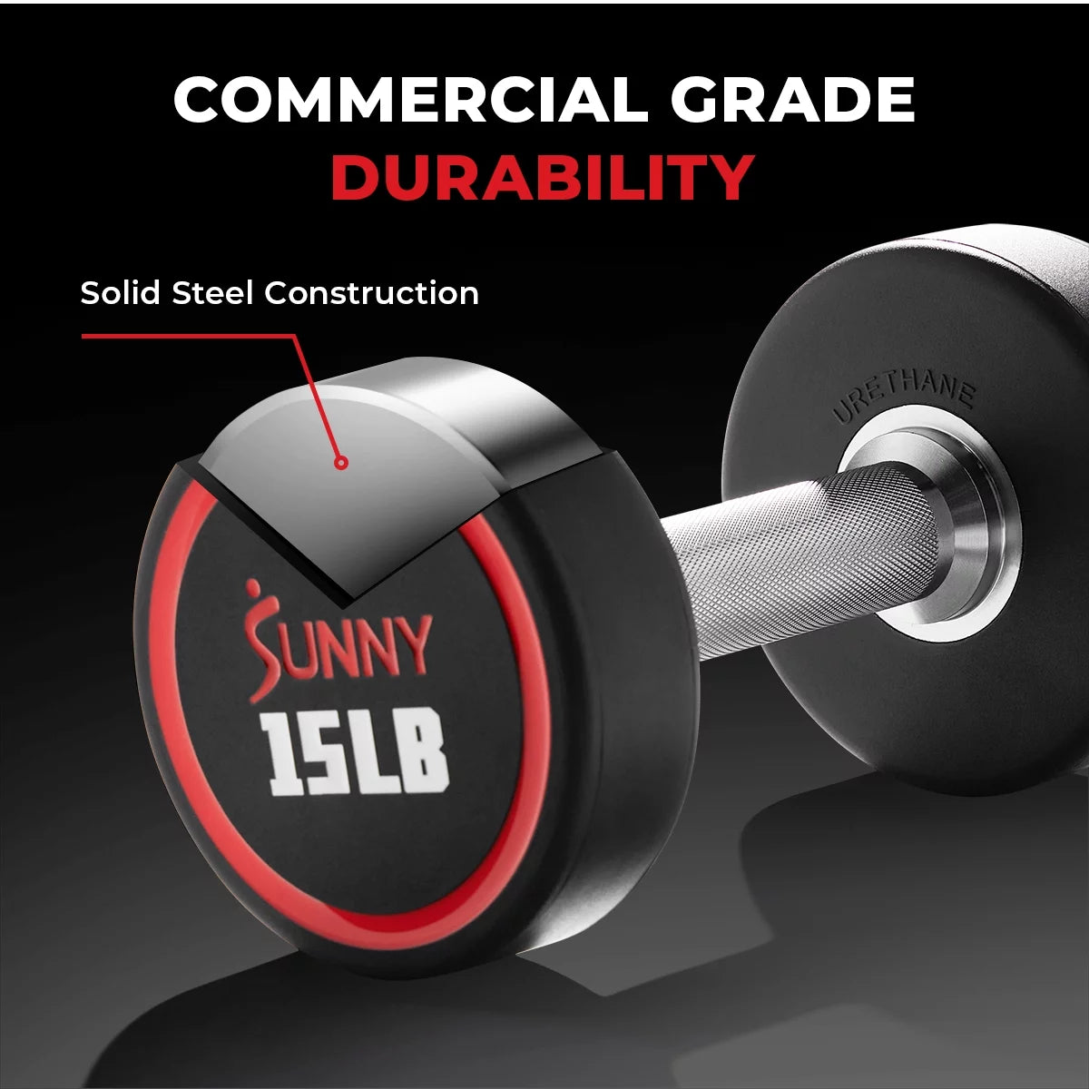 5-Pound Polyurethane Dumbbells (Pair) P51888