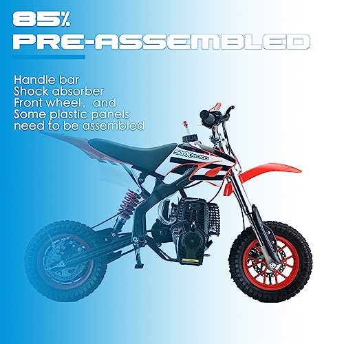 4-Stroke 40cc Mini Dirt Bike (White) H438