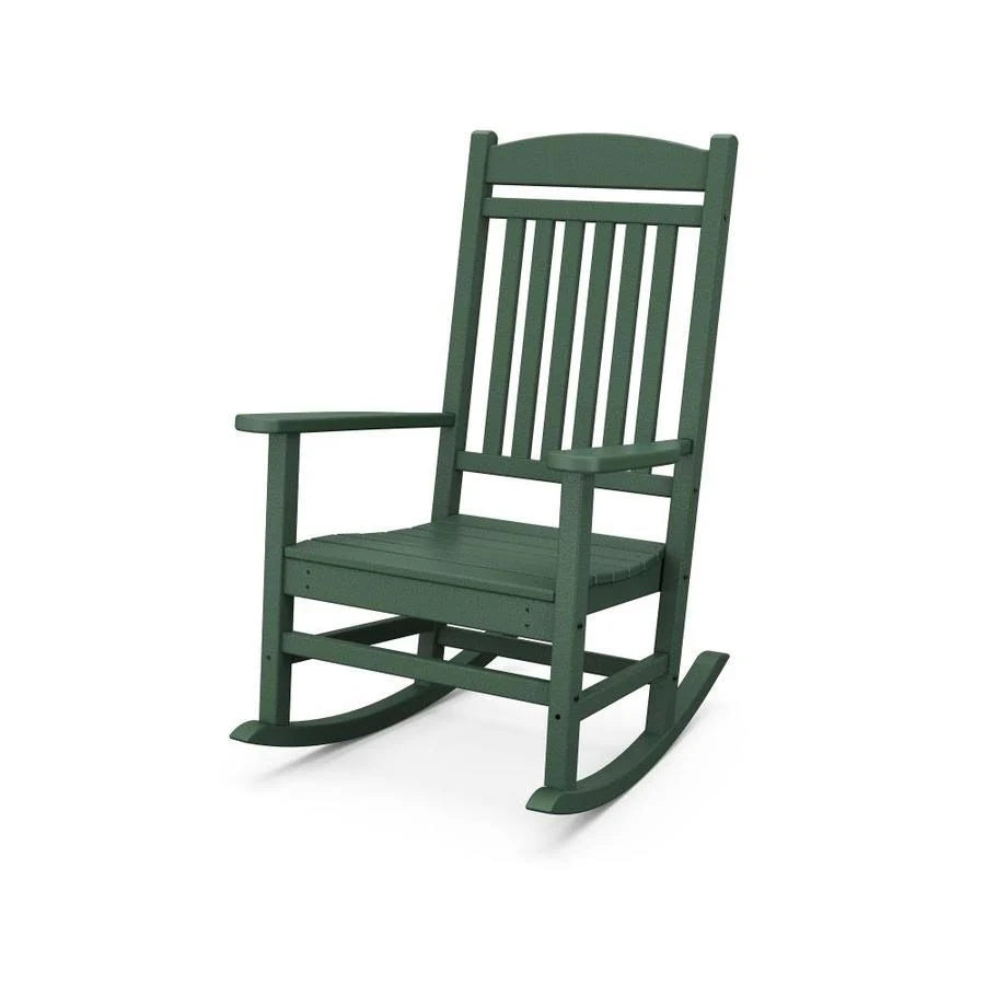 Rainforest Canopy Plastic Frame Rocking Chair with Slat Seat S9223