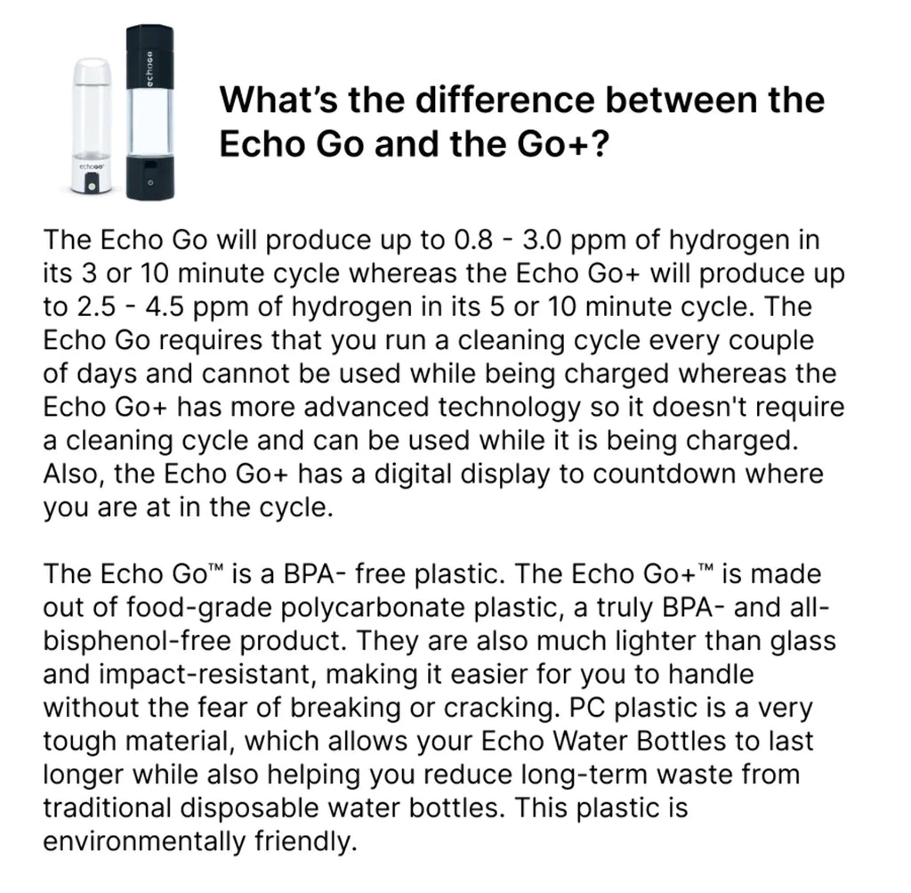 Hydrogen Water Bottle I83105