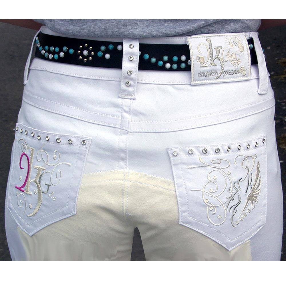 Ladies Full Seat Riding Breech White S494