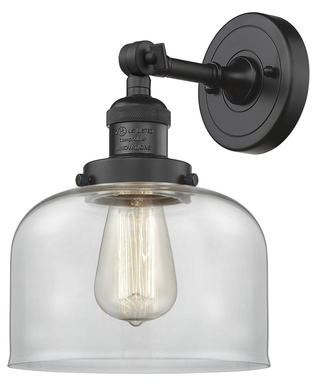 Black LED Sconce M20202