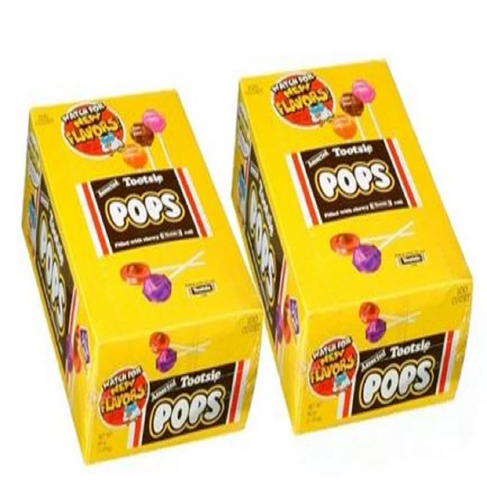 100 Pc Assorted Flavors Tootsie Pops O4608