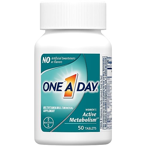 One A Day Women’s Active Metabolism Multivitamin, 50 Count W50670