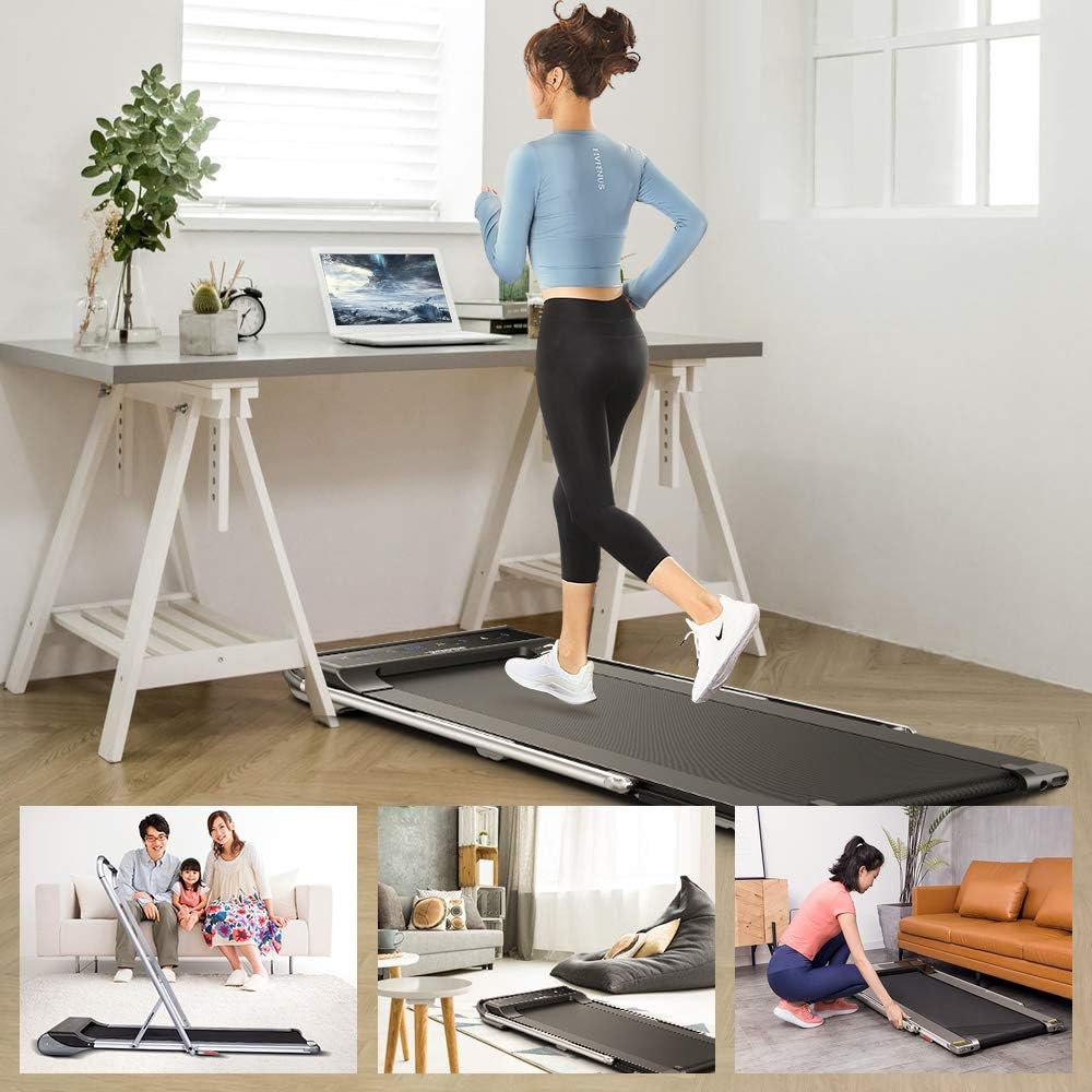 2-in-1 Folding Treadmill with Smart Remote X695