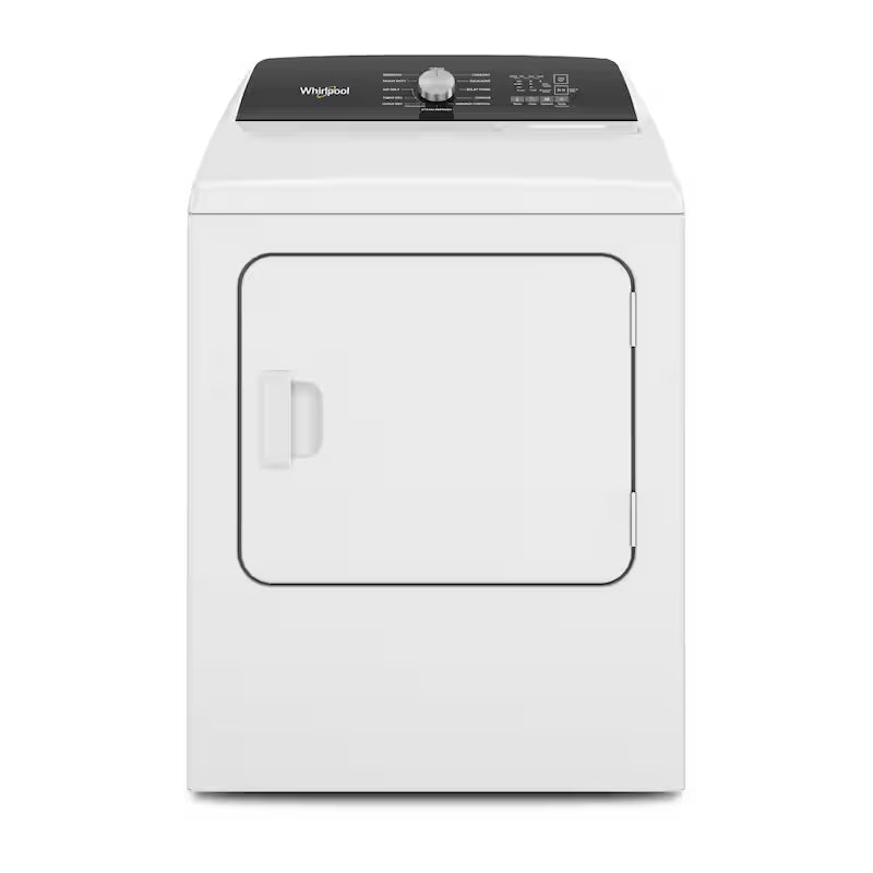 White 7 cu. ft. Electric Top Load Dryer with Steam U674354