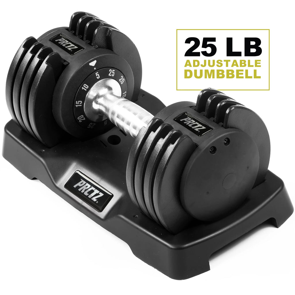10-50 lb Adjustable Dumbbell, Black B35408