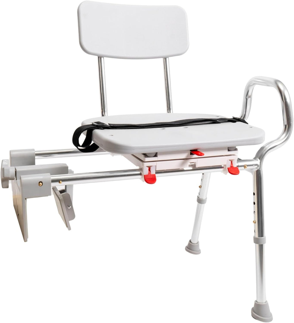 Tub-Mount Swivel Transfer Bench, Weight Capacity 350 LBs U5283