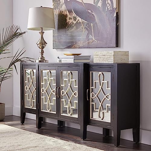 Antique Black Console Table B400062