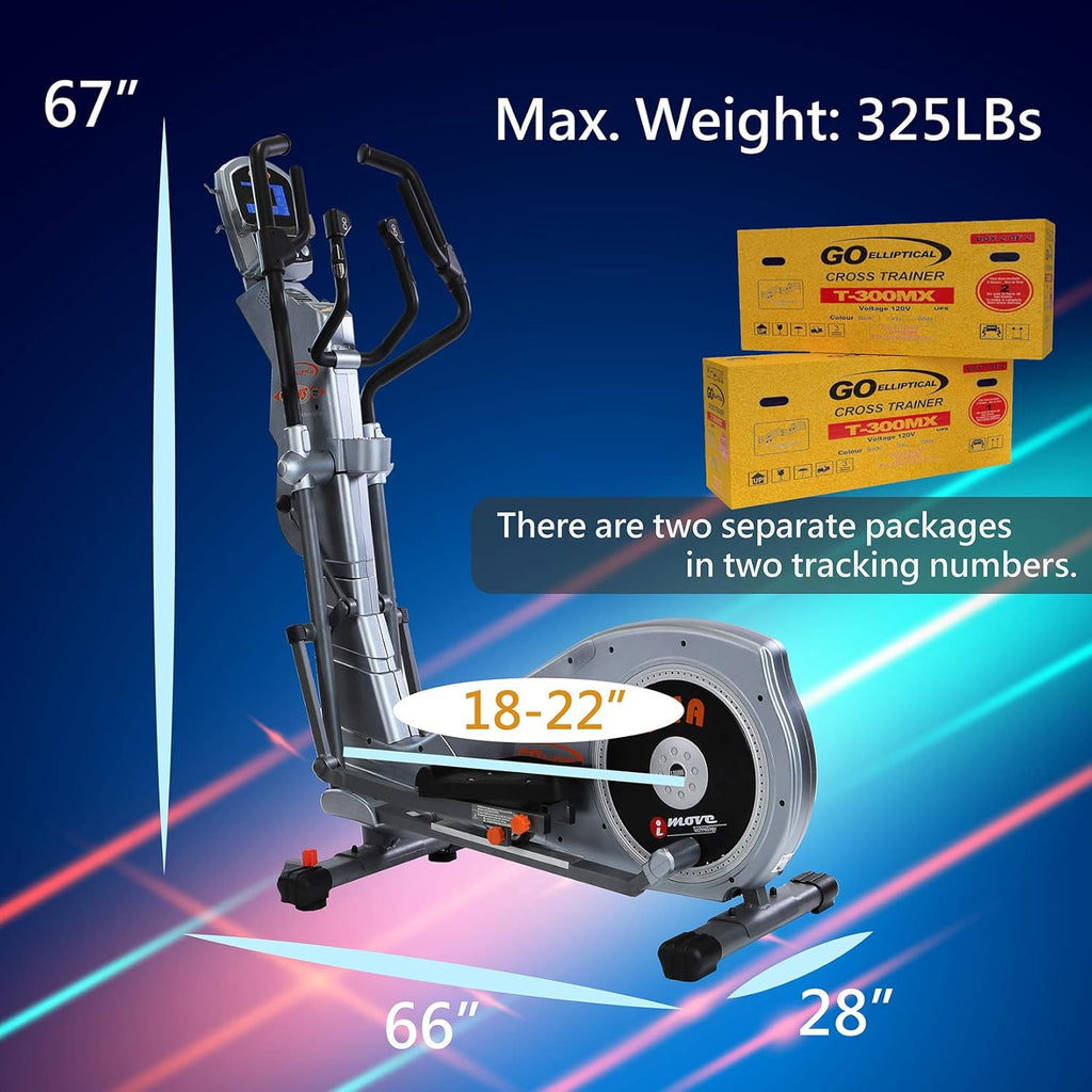 Motorized Elliptical Exercise Cross Trainer Machine A41616