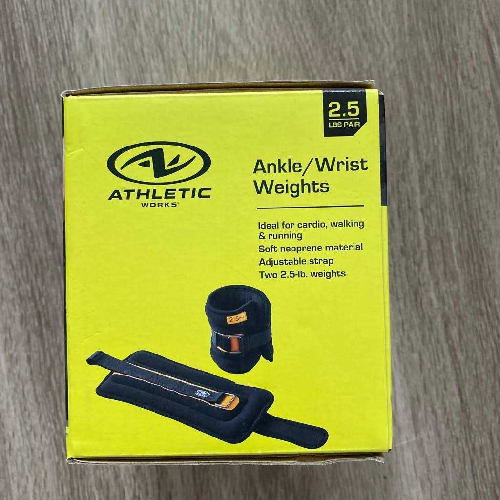 5lb Pair Ankle & Wrist Weights H894198