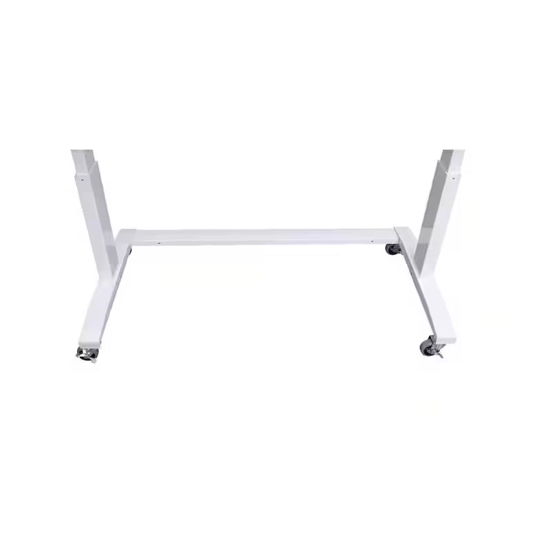 46 in. W White Adjustable Height Worktable with 2-Drawers P15008