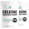 2 Pack Unflavored Micronized Creatine Monohydrate Powder 600 Grams E398