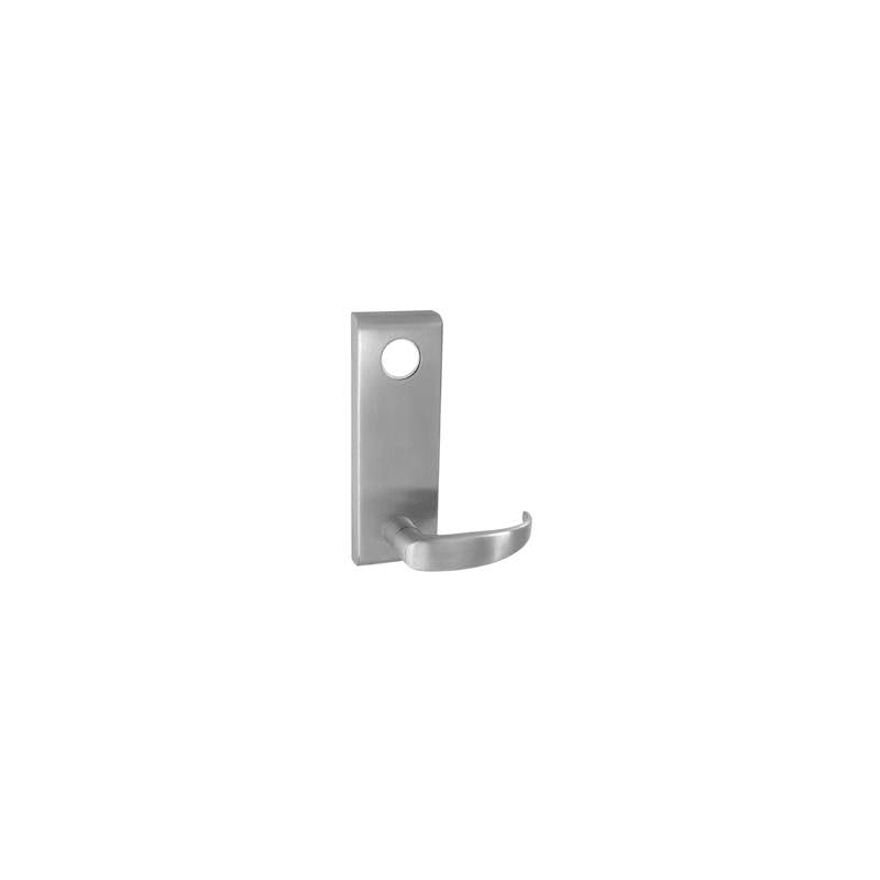 Satin Stainless Key in Lever Trim Less Cylinder Y894