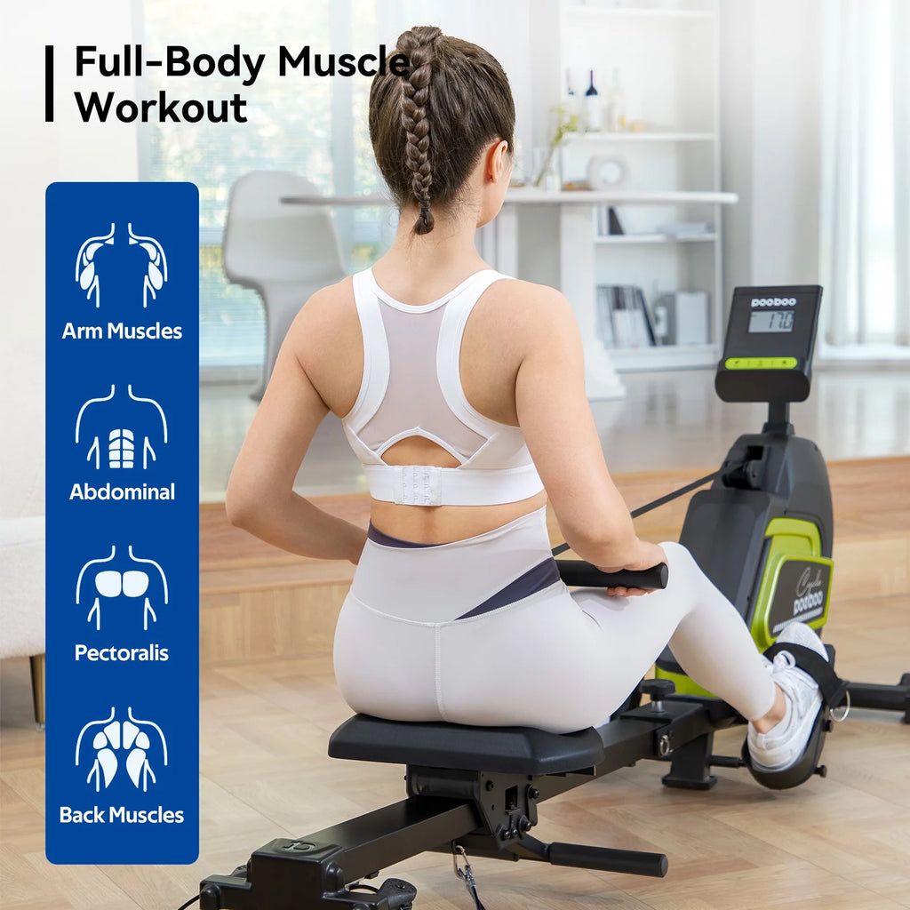 3-in-1 Foldable Magnetic Rowing Machine D224