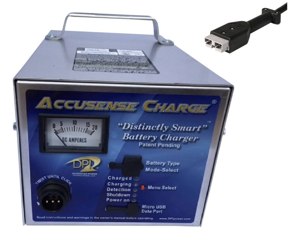 Golf Cart Battery Charger with Anderson Sb-50 Connector W7329