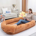 Large Dog Bed with Raised Cushioned Rim V90285