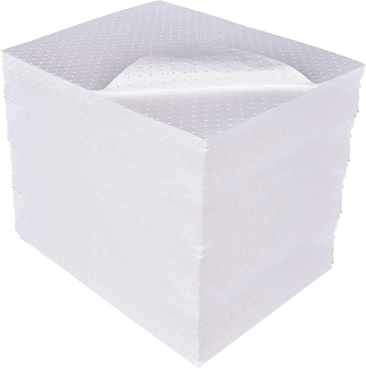 Hazmat Chemical Absorbent Pads, Heavyweight, 20 x 15, Pink, 100pcs Pack of 2 S349713