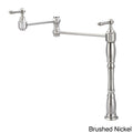 Brushed Nickel Deck Mount Pot Filler R295
