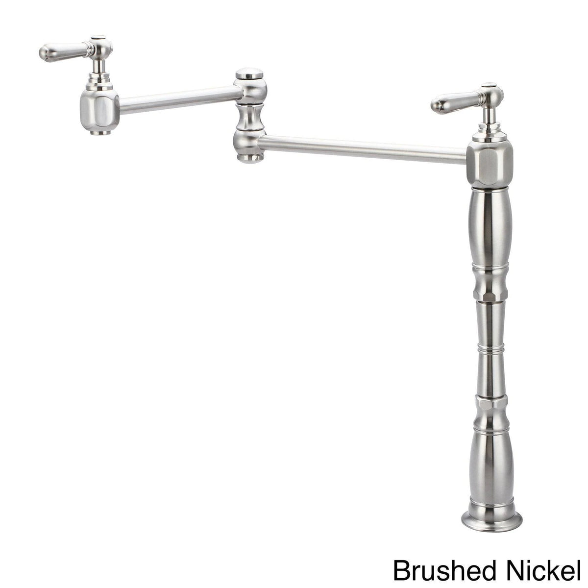 Brushed Nickel Deck Mount Pot Filler R295