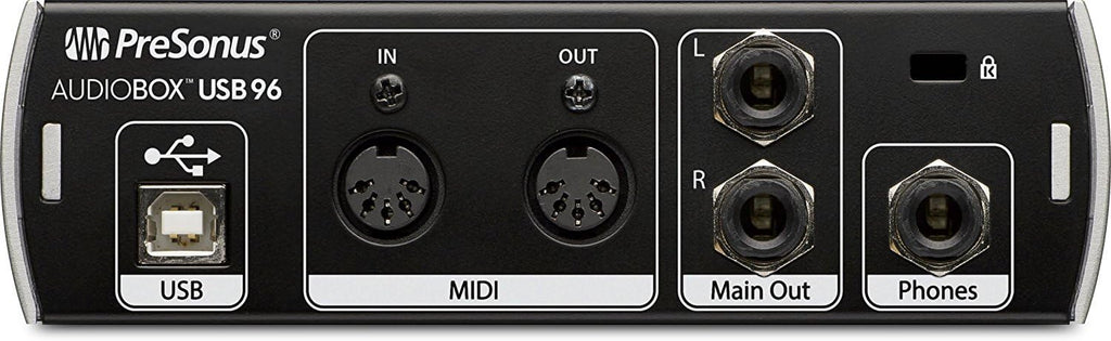 Audio Interface with Studio Monitors and Instrument Cable H377333