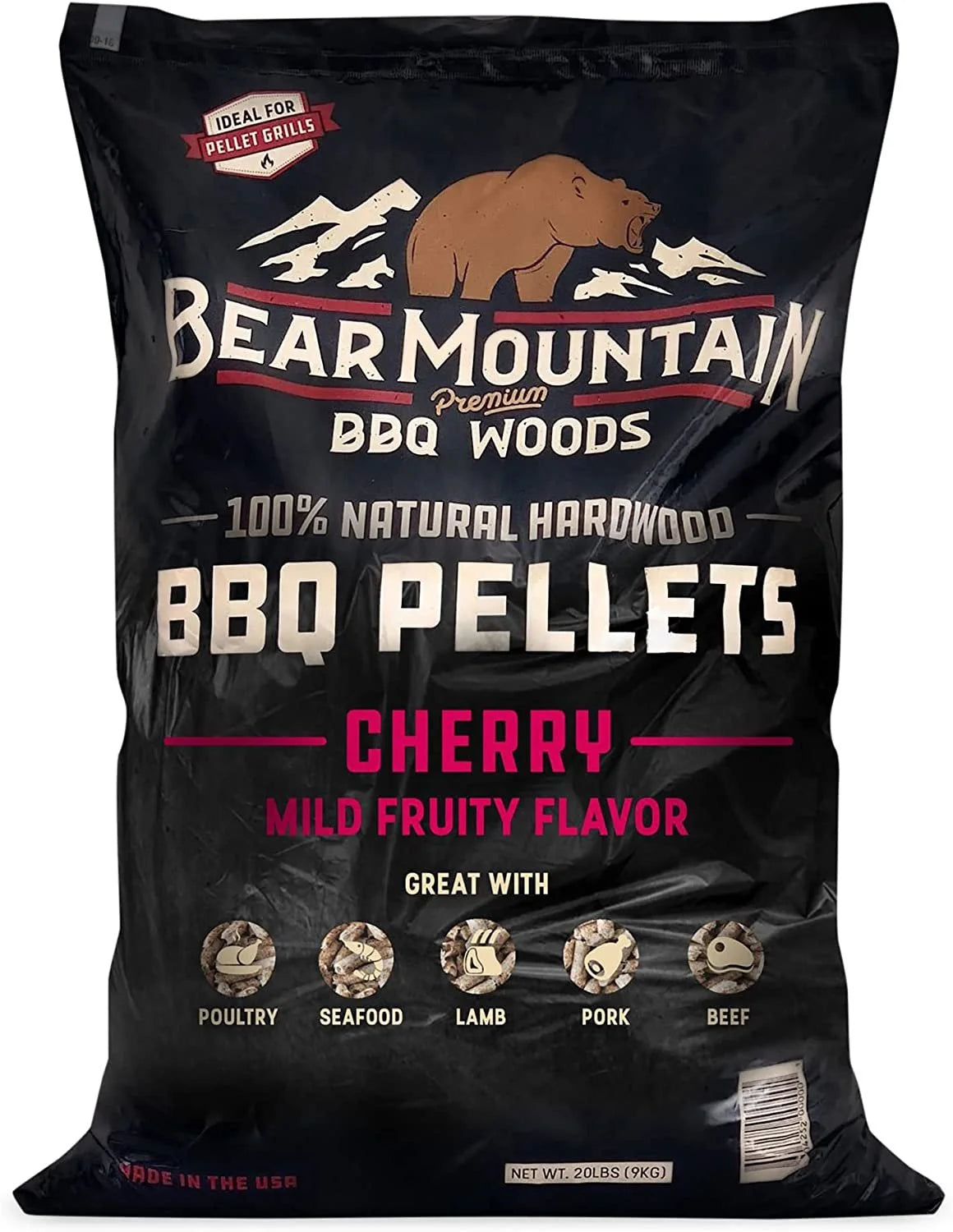 20 Pounds 2 Pack Cherry BBQ Smoker Pellets O414778