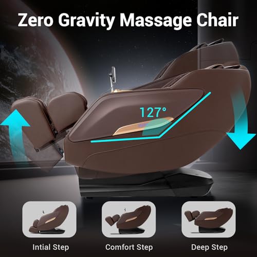 Zero Gravity SL Track Full Body Massage Chair with Calf Heating H8553
