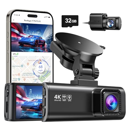 4K Dash Cam Front Rear with 32GB Card Y300977