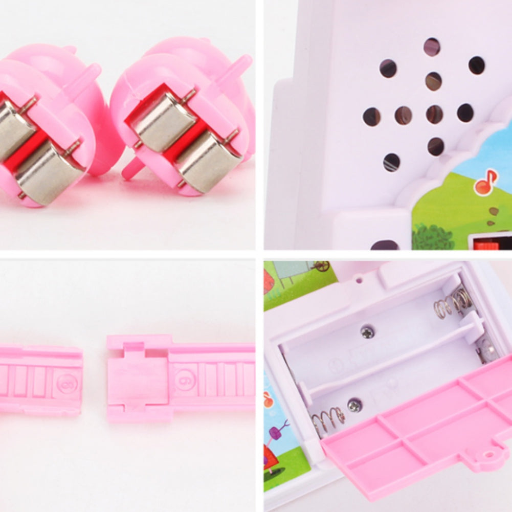 Electric Climbing Stairs Toy Rail Car Roller Coaster Set N1946