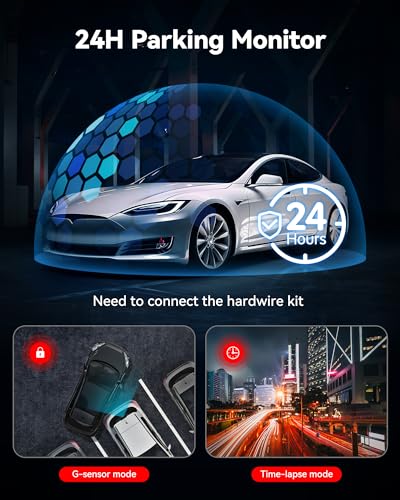 4K Dash Cam Front Rear with 32GB Card Y300977