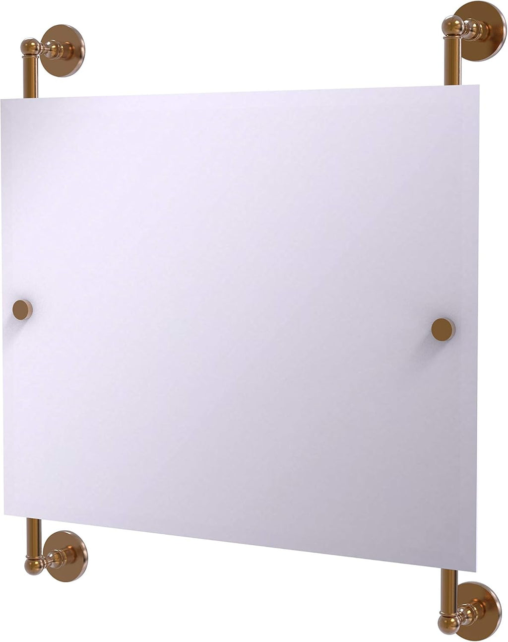 Polished Nickel Frameless Wall Mirror Y34167
