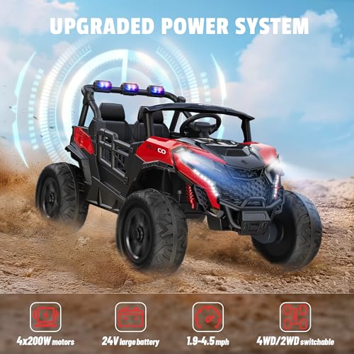 Pink 24V 2 Seater Ride on Car Truck with Remote Control L860