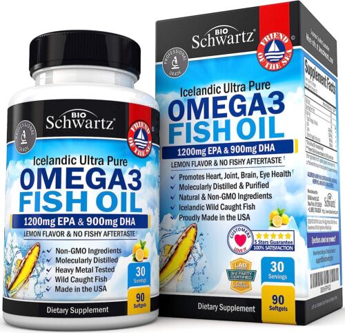 3 Suplemento De Aceite De Pescado 1200Mg Epa Y 900 Mg De Acido Graso A417